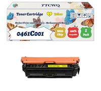 Compatible for Canon 0461C001 0458C001 0456C001 0454C001 Toner Cartridge Work for Canon i-SENSYS LBP710Cx i-SENSYS Printers (1 Pack Yellow)