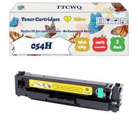 Compatible for Canon 054H Toner Cartridges Work for Canon i-SENSYS LBP-621Cw LBP-623Cdw MF641Cw MF643Cdw MF-643Cdw Printers (1 Pack Yellow)