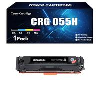 Compatible for Canon 055 055H High Yield Toner Cartridge Replacement with Chip for Canon MF742cdw MF746cx LBP663cdw LBP663cdn LBP664cx Printer Ink Multicolor 1 Pack,BK-2300 pages
