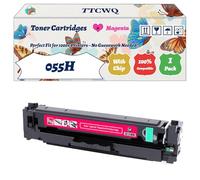 Compatible for Canon 055H Toner Cartridges Work for Canon i-SENSYS MF742Cdw MF743Cdw MF744Cdw MF746Cx Printers, with Chip, High Yield 8600 Pages, High-Definition Printing (1 Pack Magenta)