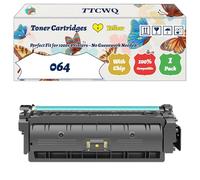 Compatible for Canon 064 Toner Cartridges Work for Canon i-SENSYS LBP722Cdw MF842Cdw LBP732Cdw MF832cdw Printers, with Chip, High Yield 6000 Pages, High-Definition Printing (1 Pack Yellow)