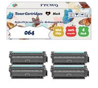Compatible for Canon 064 Toner Cartridges Work for Canon i-SENSYS LBP722Cdw MF842Cdw LBP732Cdw MF832cdw Printers, with Chip, High Yield 6000 Pages, High-Definition Printing (4 Pack Black)