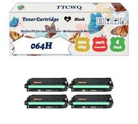 Compatible for Canon 064H Toner Cartridge Work for Canon i-SENSYS MF832Cdw i-SENSYS LBP722cdw i-SENSYS MF842cdw i-SENSYS Printers (4 Pack Black)