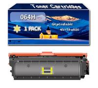 Compatible for Canon 064H Toner Cartridges, Work for Canon i-SENSYS LBP722Cdw MF832Cdw LBP732Cdw MF842Cdw Printers, Toner Cartridges CRG064 CRG-064 064BK 064C 064M 064Y (1 Pack Yellow)