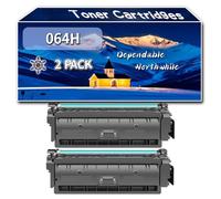 Compatible for Canon 064H Toner Cartridges, Work for Canon i-SENSYS LBP722Cdw MF842Cdw LBP732Cdw MF832cdw Printers, Toner Cartridges CRG064H 4938C001 4936C001 4934C001 4932C001 (2 Pack Black)