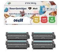Compatible for Canon 064H Toner Cartridges Work for Canon i-SENSYS LBP722Cdw MF842Cdw LBP732Cdw MF832cdw Printers, with Chip, High Yield 13400 Pages, High-Definition Printing (4 Pack Black)