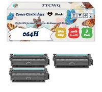 Compatible for Canon 064H Toner Cartridges Work for Canon i-SENSYS LBP722Cdw MF842Cdw LBP732Cdw MF832cdw Printers, with Chip, High Yield 13400 Pages, High-Definition Printing (3 Pack Black)