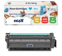 Compatible for Canon 064H Toner Cartridges Work for Canon i-SENSYS LBP722Cdw MF842Cdw LBP732Cdw MF832cdw Printers, with Chip, High Yield 13400 Pages, High-Definition Printing (1 Pack Cyan)
