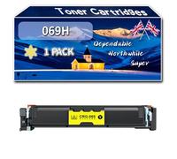 Compatible for Canon 069H Toner Cartridges, Work for Canon imageCLASS MF752Cdw LBP673Cdw MF753Cdw MF753Cdw LBP674Cx LBP674Cdw Printers, Toner Cartridges 069 CRG-069 CRG-069H (1 Pack Yellow)