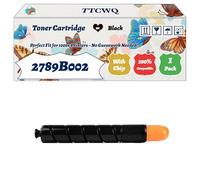 Compatible for Canon 2789B002 2793B002 2797B002 2801B002 Toner Cartridge Work for Canon imageRUNNER C5051i imageRUNNER C5051 imageRUNNER Printers (1 Pack Black)