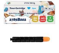 Compatible for Canon 2789B002 2793B002 2797B002 2801B002 Toner Cartridge Work for Canon imageRUNNER C5045 imageRUNNER C5250 imageRUNNER Printers (1 Pack Cyan)