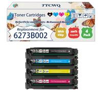 Compatible for Canon 6273B002 Toner Cartridges Work for Canon i-SENSYS MF 620 Series MF 623 Cn MF 624 Cdt MF 624 Cw MF 628 Printers (4-Pack BK/C/M/Y)