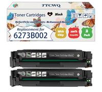 Compatible for Canon 6273B002 Toner Cartridges Work for Canon i-SENSYS MF 620 Series MF 623 Cn MF 624 Cdt MF 624 Cw MF 628 Printers (2 Pack Black)