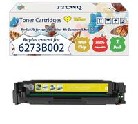Compatible for Canon 6273B002 Toner Cartridges Work for Canon imageCLASS LBP-7110 cw i-SENSYS LBP-7100 cn LBP-7100 Series LBP-7110 Printers (1 Pack Yellow)