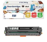 Compatible for Canon 731 Toner Cartridges Work for Canon i-SENSYS LBP-7100 LBP-7100Cn LBP-7100Cx LBP-7110Cw Printer, with Chip, High Yield 3400 Pages, High-Definition Printing (1 Pack Black)