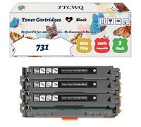 Compatible for Canon 731 Toner Cartridges Work for Canon MF600 MF620 MF623 MF623cn MF628 MF628cw MF8200 MF8230CN Printers (3 Pack Black)