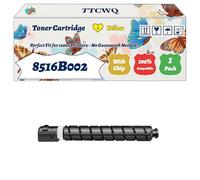 Compatible for Canon 8516B002 8517B002 8518B002 8519B002 Toner Cartridge Work for Canon imageRUNNER Advance C250i imageRUNNER Advance C350iF imageRUNNER Advance Printers (1 Pack Yellow)