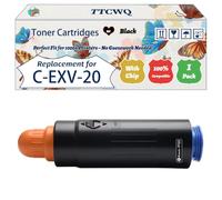 Compatible for Canon C-EXV-20 Toner Cartridges Work for Canon imagePRESS C6011S C6011 C6011VP C6011VPS C7000VP C7010 Printers (1 Pack Black)