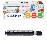 Compatible for Canon C-EXV-47 Toner Cartridges Work for Canon iR ADVANCE C250i C350i C350P C351iF Printers, with Chip, High Yield 33000 Pages, High-Definition Printing (1 Pack Magenta)