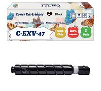 Compatible for Canon C-EXV-47 Toner Cartridges Work for Canon iR ADVANCE C250i C350i C350P C351iF Printers, with Chip, High Yield 33000 Pages, High-Definition Printing (1 Pack Black)
