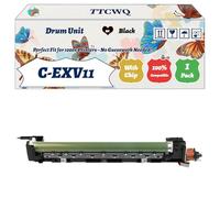 Compatible for Canon C-EXV11 Drum Unit Work for Canon iR2270 iR2870 iR3225e iR3245e iR3245Ne iR3570 iR4570 Printers, with Chip, High Yield 75000 Pages, High-Definition Printing (1 Pack Black)