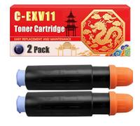 Compatible for Canon C-EXV11 IR-2270 IR-3225 IR-2870 IR-3025 Toner Cartridge Printers, With Chip Large Capacity 21000 Pages (2-Pack Black)