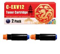 Compatible for Canon C-EXV12 IR-3035 IR-3035N IR-3045 IR-3530 IR-3570 IR-4570 Toner Cartridge Printers, With Chip Large Capacity 24000 Pages (2-Pack Black)