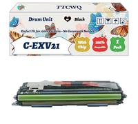 Compatible for Canon C-EXV21 Drum Unit Work for Canon iRC2380i iRC2880 iRC2880i iRC3380 iRC3380e iRC3380i iRC3380Ne iRC3580Ne iR ADVANCE Printers (1 Pack Black)
