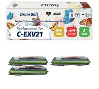 Compatible for Canon C-EXV21 Drum Unit Work for Canon iRC2380i iRC2880 iRC2880i iRC3380 iRC3380e iRC3380i iRC3380Ne iRC3580Ne iR ADVANCE Printers (3 Pack Black)