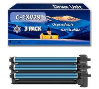 Compatible for Canon C-EXV29 Drum Unit, Work for Canon iRC5030 iRC5030i iRC5035 iRC5035i iRC5240i Printers, Drum Unit 2779B003 2779B003BA (3 Pack Black)