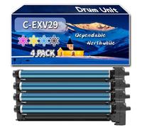 Compatible for Canon C-EXV29 Drum Unit, Work for Canon iRC5030 iRC5030i iRC5035 iRC5035i iRC5240i Printers, Drum Unit 2779B003 2779B003BA (4-Pack BK/C/M/Y)