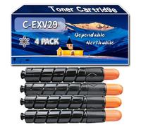 Compatible for Canon C-EXV29 Toner Cartridge, Work for Canon IR-C5030 IR-C5035 IR-C5235i IR-C5240i Printers, Toner Cartridge 2790B002 2794B002 2798B002 2802B002 (4 Pack Black)
