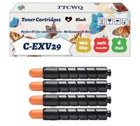 Compatible for Canon C-EXV29 Toner Cartridges Work for Canon iR ADVANCE C5240i iRC5030 iRC5030i iRC5035 iRC5035i Printers (4 Pack Black)