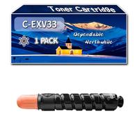 Compatible for Canon C-EXV33 Toner Cartridge, Work for Canon imageRUNNER 2520 IR-2530 IR-2525 Printers, Toner Cartridge 2785B002AA (1 Pack Black)