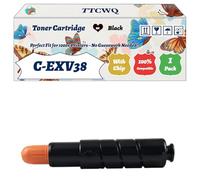 Compatible for Canon C-EXV38 Toner Cartridge Work for Canon IR-4045 IR-4051i Printers, with Chip, High Yield 34000 Pages, High-Definition Printing (1 Pack Black)