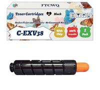 Compatible for Canon C-EXV38 Toner Cartridges Work for Canon iR ADVANCE 4225i 4235i Printers, with Chip, High Yield 44200 Pages, High-Definition Printing (1 Pack Black)