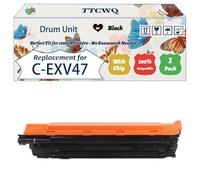 Compatible for Canon C-EXV47 Drum Unit Work for Canon imageRUNNER Advance C350 iF C350p C351 iF C355 i C355 iFC Printers (1 Pack Black)