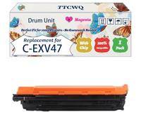 Compatible for Canon C-EXV47 Drum Unit Work for Canon IR-C351iF IR-C355i IR-C355iFC IR-C355P IR-C350p Printers, with Chip, High Yield 45000 Pages, High-Definition Printing (1 Pack Magenta)