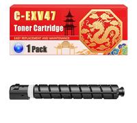 Compatible for Canon C-EXV47 IR-C255i IR-C350 IR-C355 IR-C250i IR-C351iF Toner Cartridge Printers, With Chip Large Capacity 11000 Pages (1 Pack Cyan)