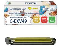 Compatible for Canon C-EXV49 Developer Unit Work for Canon imageRUNNER ADVANCE C3325i C3330i C3525i C3530i DX Printers (1 Pack Yellow)