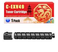 Compatible for Canon C-EXV49 ImageRUNNER Advance C3300i C3530i C3330i C3520i IR-C3325i IR-C3525i IR-C3320i IR-C3520i Toner Cartridge Printers, With Chip Large Capacity 36000 Pages (1 Pack Cyan)