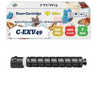 Compatible for Canon C-EXV49 Toner Cartridge Work for Canon ImageRUNNER Advance C3300i C3530i C3330i C3520i IR-C3325i IR-C3525i IR-C3320i Printer (1 Pack Yellow)