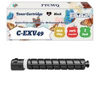 Compatible for Canon C-EXV49 Toner Cartridge Work for Canon ImageRUNNER Advance C3300i C3530i C3330i C3520i IR-C3325i IR-C3525i IR-C3320i Printer (1 Pack Black)