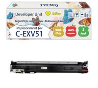 Compatible for Canon C-EXV51 Developer Unit Work for Canon C5535 C5535i C5540 C5540i C5550 C5550i C5560 Printers (1 Pack Yellow)