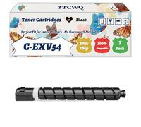 Compatible for Canon C-EXV54 Toner Cartridges Work for Canon imageRUNNER C3226i iR C3025i iR C3125i Printers, with Chip, High Yield 25500 Pages, High-Definition Printing (1 Pack Black)