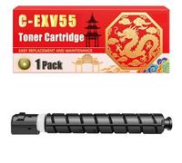 Compatible for Canon C-EXV55 IR-C256i IR-C356 Toner Cartridge Printers, With Chip Large Capacity 23000 Pages (1 Pack Yellow)