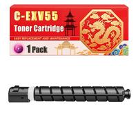 Compatible for Canon C-EXV55 IR-C256i IR-C356 Toner Cartridge Printers, With Chip Large Capacity 23000 Pages (1 Pack Magenta)