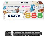 Compatible for Canon C-EXV55 Toner Cartridge Work for Canon iR ADVANCE C256i II C356i Il C356P II Printers, with Chip, High Yield 23000 Pages, High-Definition Printing (1 Pack Magenta)