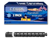 Compatible for Canon C-EXV64 Toner Cartridges, Work for Canon imageRUNNER ADVANCE DX C3922i DX C3930i DX C3935i Printers, Toner Cartridges CEXV64 (1 Pack Cyan)