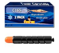 Compatible for Canon C165 Toner Cartridge, Work for Canon imagePress C165 C170 C265 C270 Printers, Toner Cartridge 3641C001AA 3642C001AA 3643C001AA 3644C001AA (1 Pack Cyan)